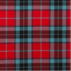 Thomson Red Modern 10oz Tartan Fabric By The Metre